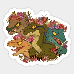 Raptor Babes Sticker